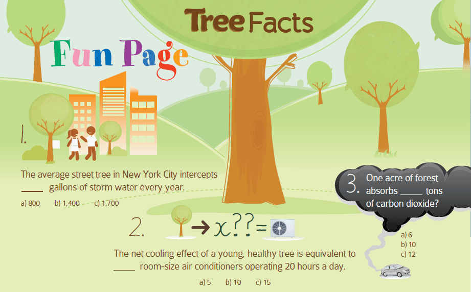 Tree Facts Fun Page 