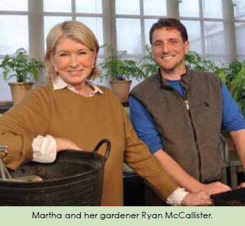 Martha Stewart and Ryan McCallister 